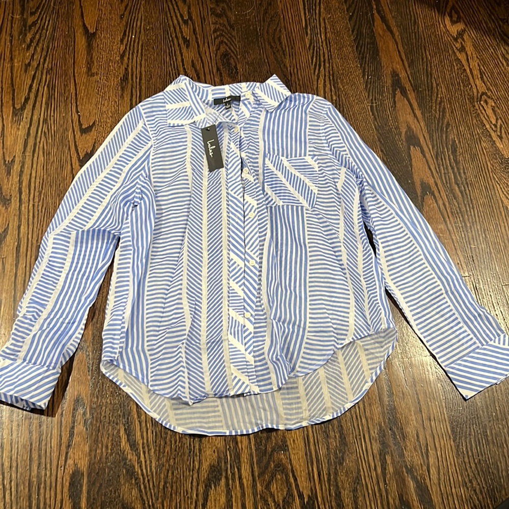 NWT sheer blouse